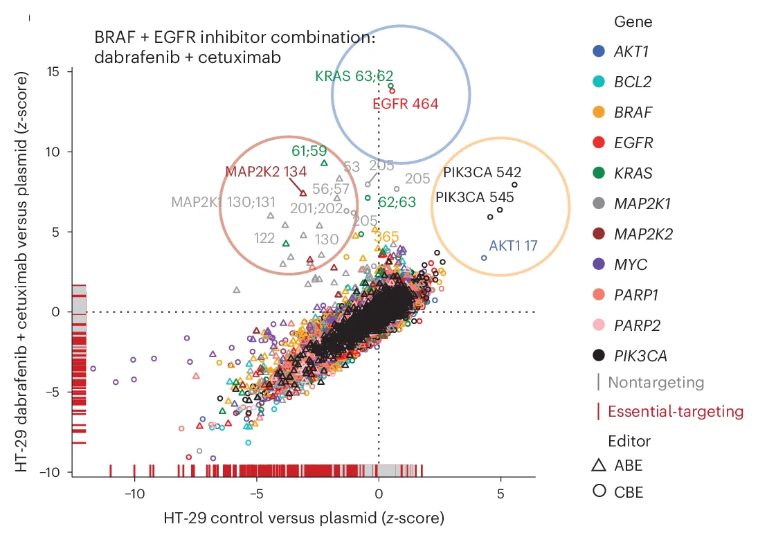 Open access visualization of Scatter Plot, Volcano Plot, Bar Plot, Variants, BRAF inhibitor