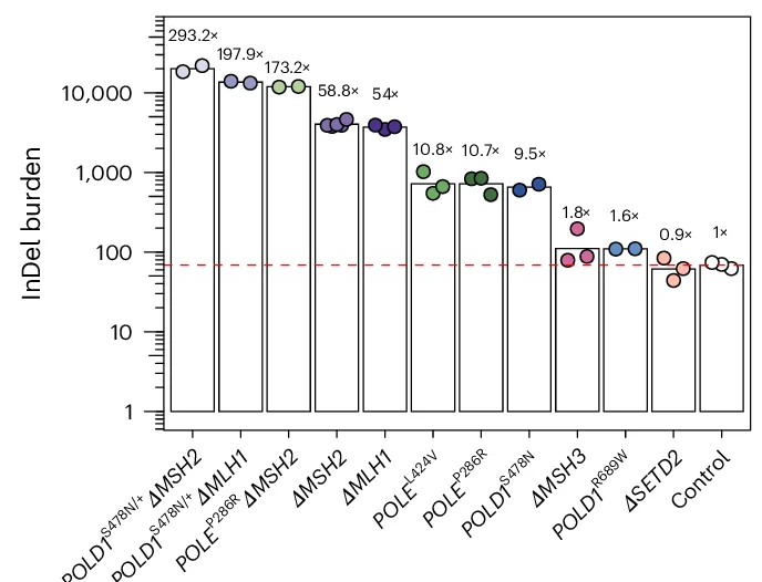 Open access visualization of Bar Plot, Scatter Plot, InDel Burden, CRISPR Gene Edits, Subclones