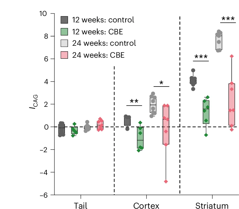 Open access visualization of Box Plot, Scatter Plot, I CAG, Tail, Cortex