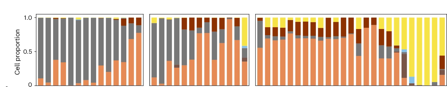 Open access visualization of Stacked Bar Plot, Bar Plot, Cell Proportion, Organoid, Primary Tissue