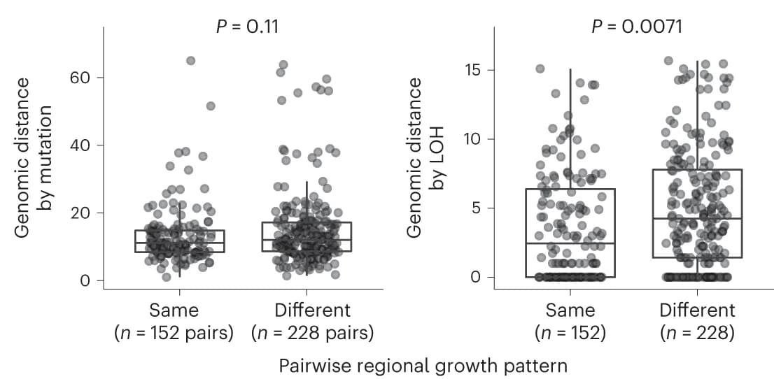 Open access visualization of Box Plot, Scatter Plot, Raincloud Plot, Genomic Distance, Somatic Mutations