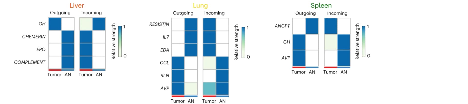 Open access visualization of Heatmap, RNA-seq, Ligand-Receptor Pairs, Tumor, Macroenvironmental Tissues