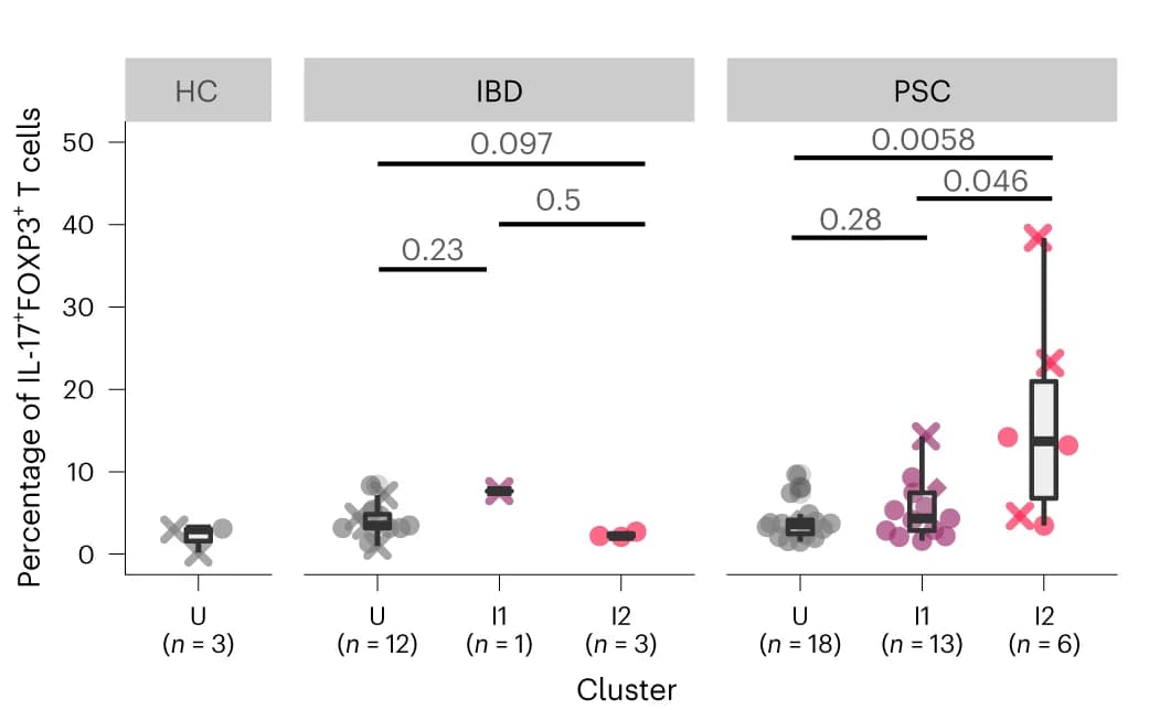 Open access visualization of Box Plot, Scatter Plot, Raincloud Plot, CD4 T Cells, IL-17A