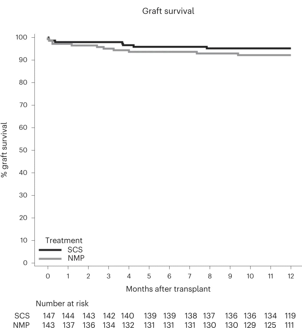 Open access visualization of Survival Curve, Kaplan-Meier Plot, Graft Survival