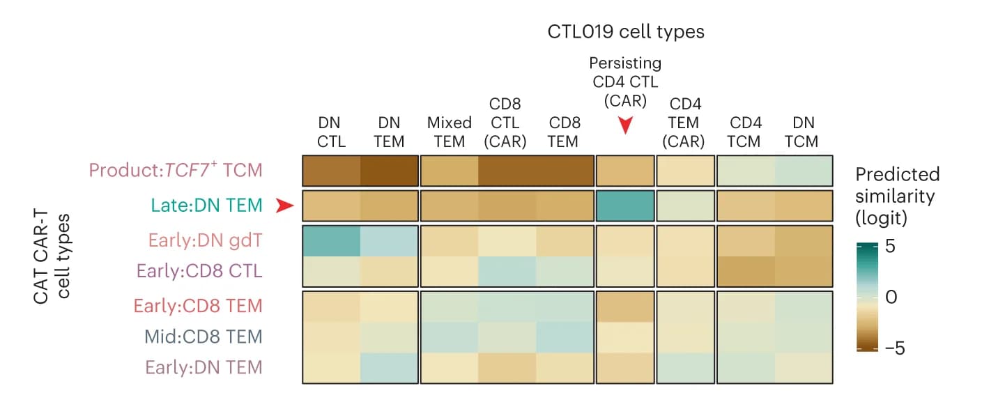 Open access visualization of Heatmap, Heat Map, Logistic Regression, CAR-T Cells, CARPALL