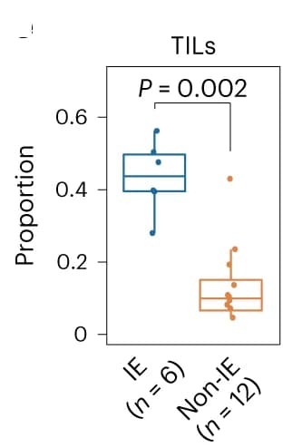 Open access visualization of Box Plot, Scatter Plot, Tumor-Infiltrating Lymphocytes, TILs, Subtypes