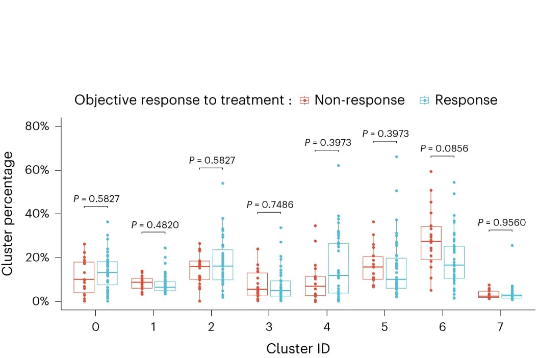 Open access visualization of Box Plot, Scatter Plot, Raincloud Plot, T-DXd sensitivity, HER2 pathology slide