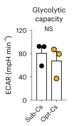 Open access visualization of Bar Plot, Error Bars, Scatter Plot, Bar Graph, Glycolytic Capacity