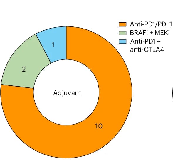 Open access visualization of Donut Chart, Treatments, Adjuvant, Therapies, Best Responses
