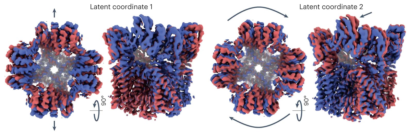 Open access visualization of 3D Plot, Protein Structure, 3DFlex, Densities, Latent space