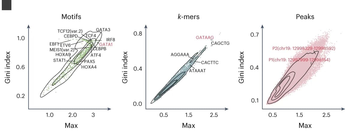 Open access visualization of Scatter Plot, Density Plot, Genomic tracks, scATAC-seq, Cell Type