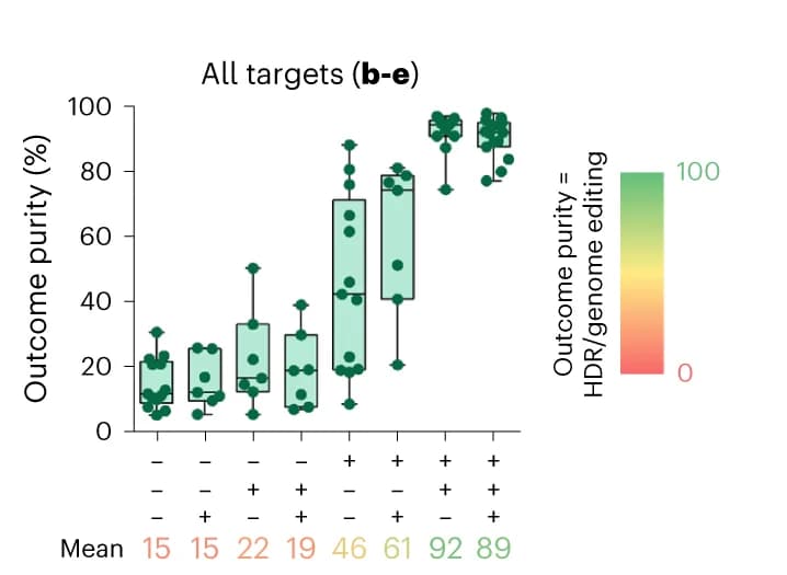 Open access visualization of Box Plot, Scatter Plot, Raincloud Plot, Outcome purity, Wild-type cells