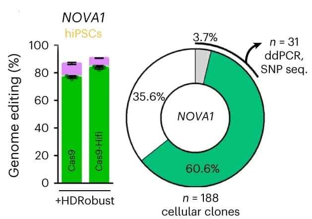 Open access visualization of Pie Chart, Bar Plot, Error Bars, Donut Chart, Genome Editing