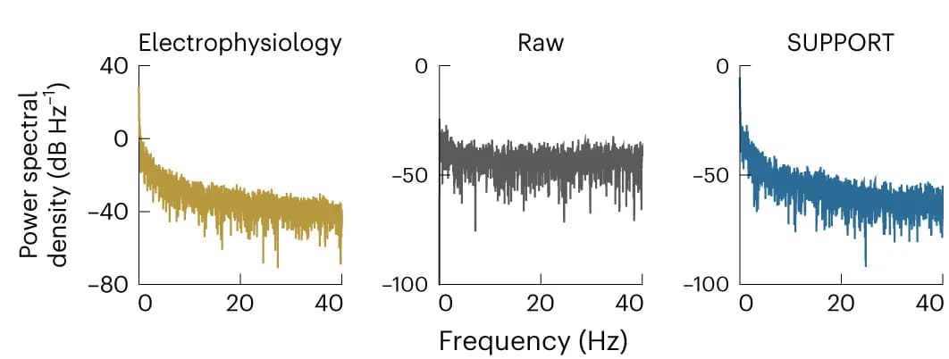 Open access visualization of Line Plot, Power Spectral Density, Electrophysiological Recording, Single-Pixel Fluorescence, Raw Data