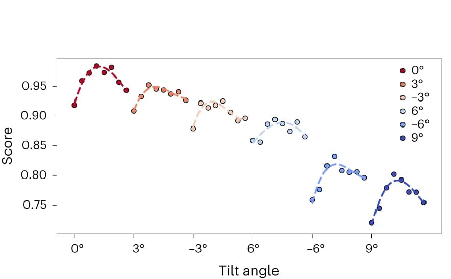 Open access visualization of Scatter Plot, Line Plot, Score Distribution, Particle Frames, Tilt Images