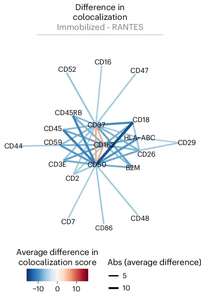 Open access visualization of Network, Graph Representation, Colocalized Proteins, Protein Pair Links, Colocalization Scores