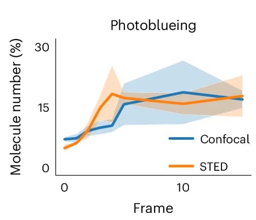 Open access visualization of Line Plot, Error Bars, FCS, Molecule Number, Confocal Microscopy
