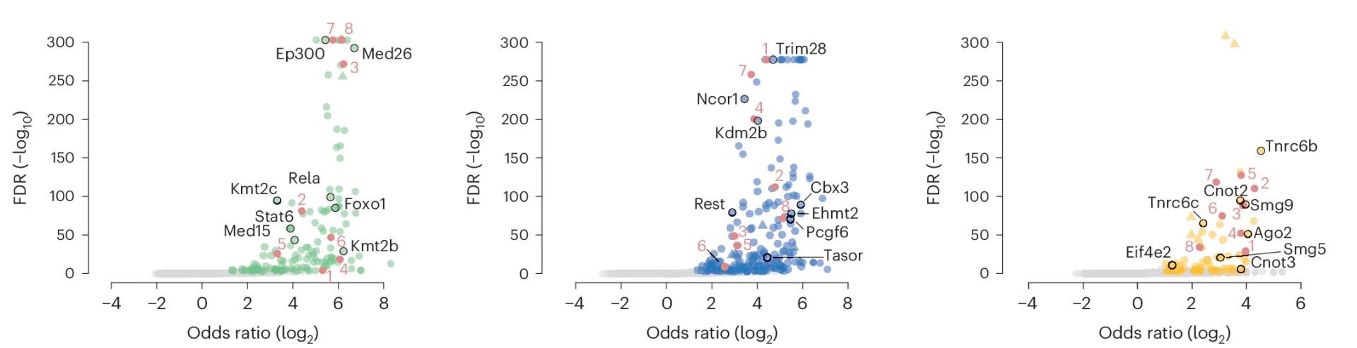 Open access visualization of Volcano Plot, Scatter Plot, Volcano Plots, Hits, Screens