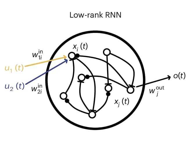 Open access visualization of Network, Pathway, Low-Rank RNN, Stimuli, Decision Variable