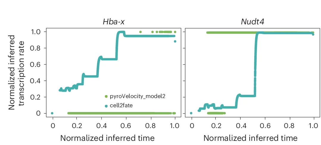 Open access visualization of Line Plot, Line Step, Scatter Plot, Transcription Rate, Genes