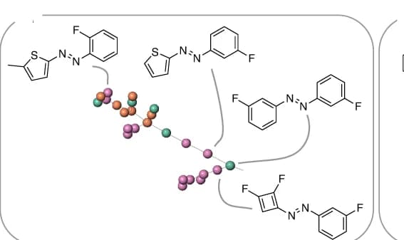 Open access visualization of Pathway, Chemical Structure, Tree Map, Nearest-neighbour graph, Photoswitch Molecules
