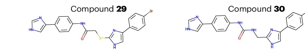 Open access visualization of Chemical Structure, Chemical Structures, Inhibitors