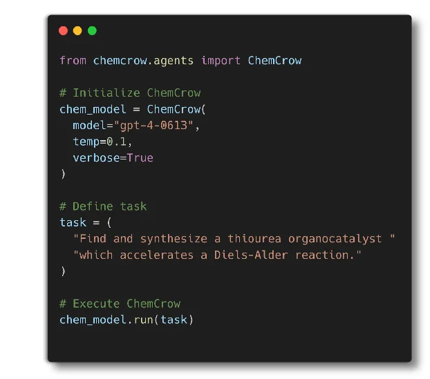 Open access visualization of Photo, Script, Chemcrow