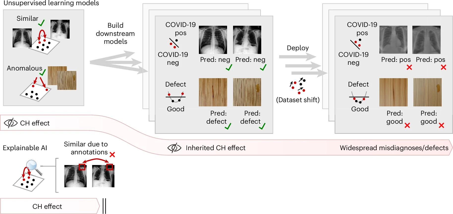 Open access visualization of Workflow, Flowchart, Unsupervised Model, CH Effect, Explainable AI