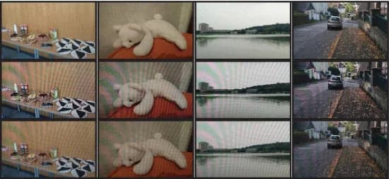 Open access visualization of Photo, Background, Ground Truth, Synthetic Moire Images