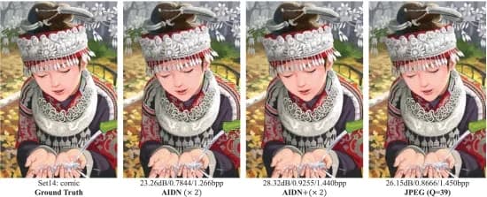 Open access visualization of Photo, Transmitted Image, PSNR, SSIM, Bit-rate
