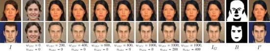 Open access visualization of Photo, Optimization, Latent Code, Image Details, Black Hair