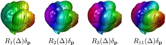 Open access visualization of 3D Plot, Graph Filters, Chebyshev Rational Basis, Level Sets