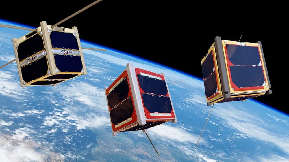 Open access visualization of Photo, CubeSats, Earth, ESA, Medialab