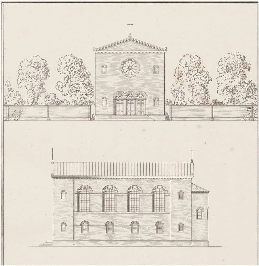 Open access visualization of Illustration, Engraving, Architecture, Church, Berlin