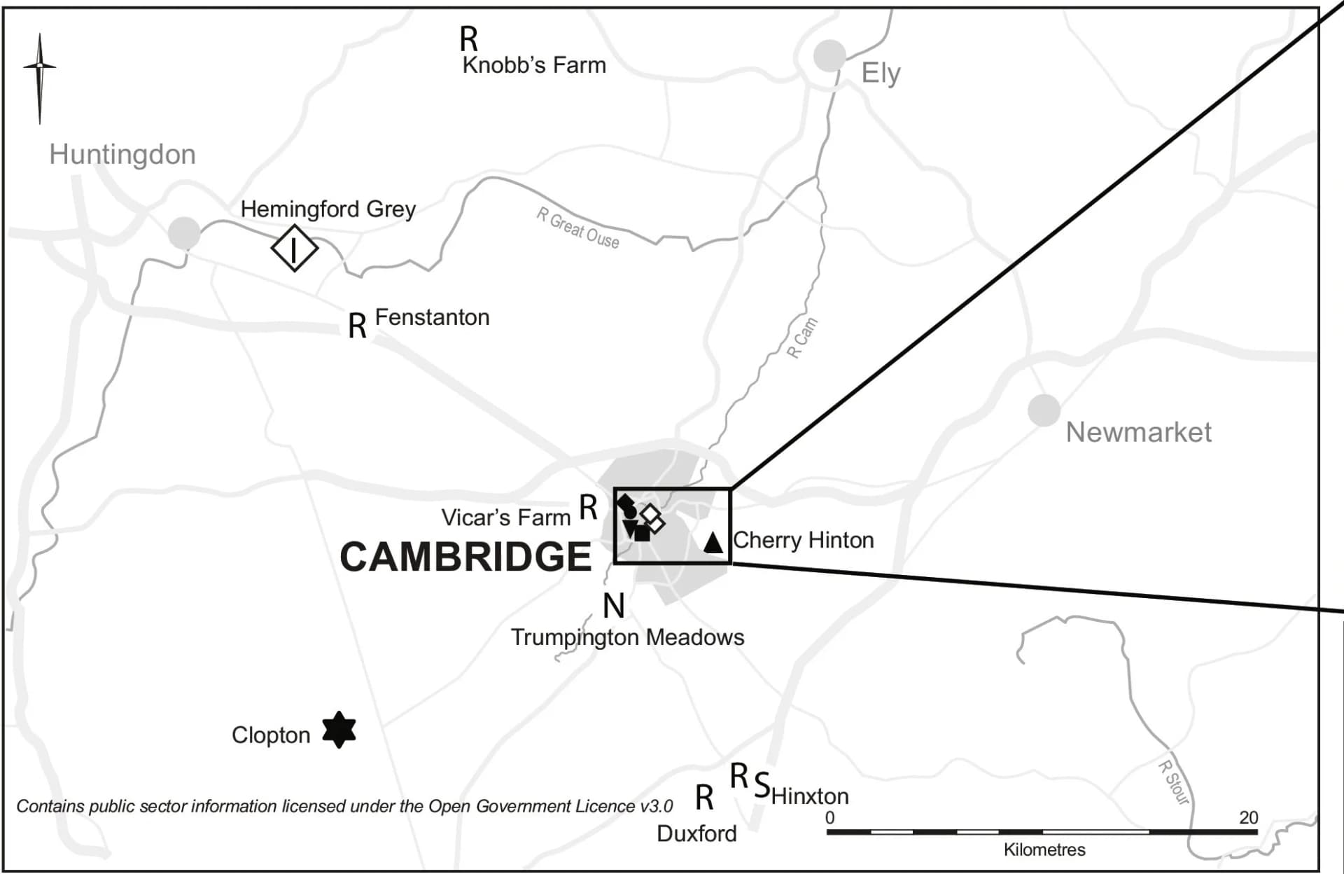 Open access visualization of Geo Map, Sampling Locations, Genetic Ancestry