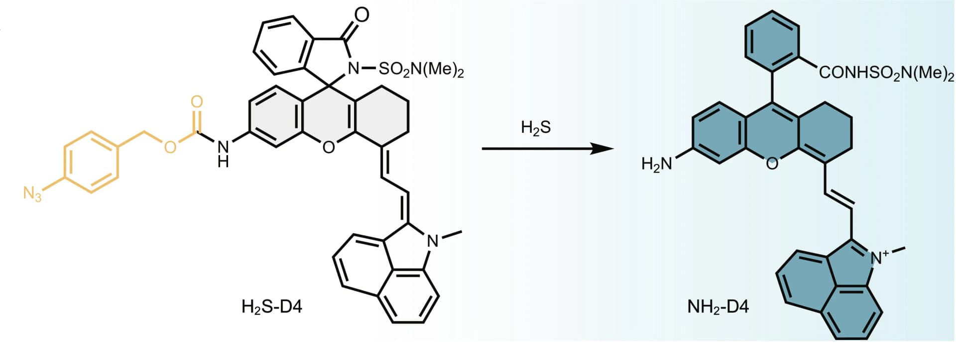 Open access visualization of Chemical Structure, Activatable Probe, Imaging, H2S