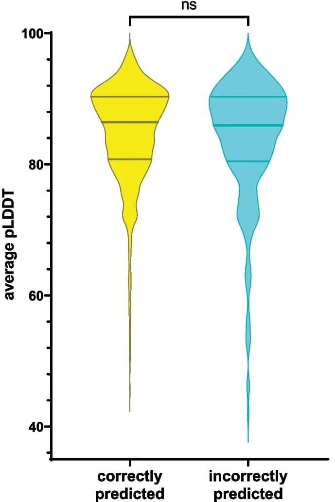 Open access visualization of Violin Plot, AlphaFold2, pLDDT, CDPs, Expressibility Prediction