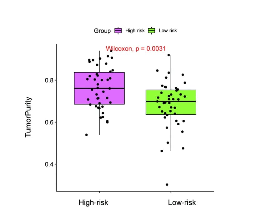 Open access visualization of Box Plot, Scatter Plot, Tumor Purity