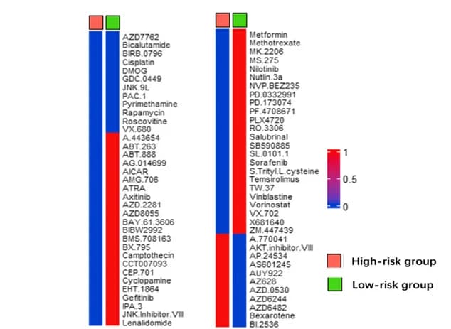 Open access visualization of Stacked Bar Plot, Drug Sensitivity Prediction, CGP2014 Drug Library, Drugs