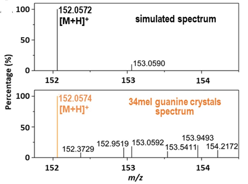 Open access visualization of Bar Plot, ESI-MS, Guanine, Spectroscopy