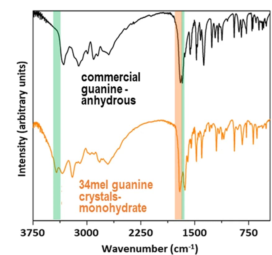 Open access visualization of Line Plot, FT-IR, Spectra, Crystals, Guanine