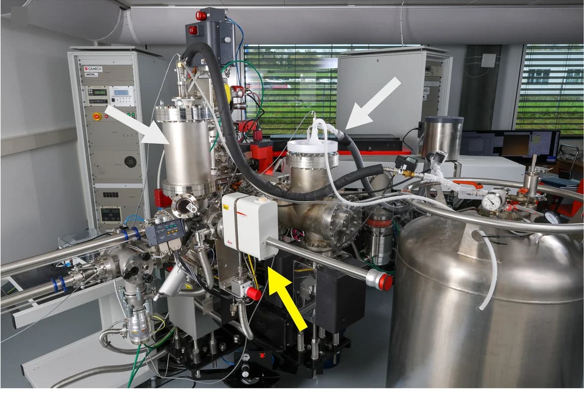 Open access visualization of Photo, Cryo-SEM, NanoSIMS, CryoNanoSIMS, Sample Transfer System