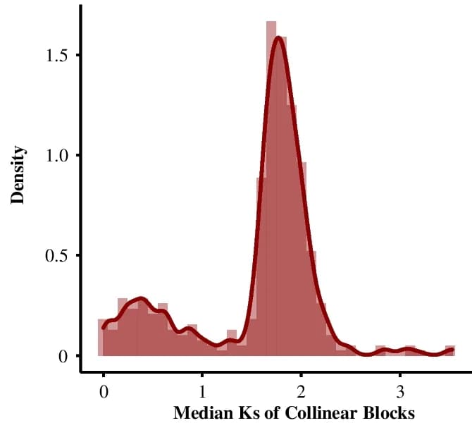 Open access visualization of Histogram, Density Plot, Line Plot, Density Distributions, Collinear Block Ks