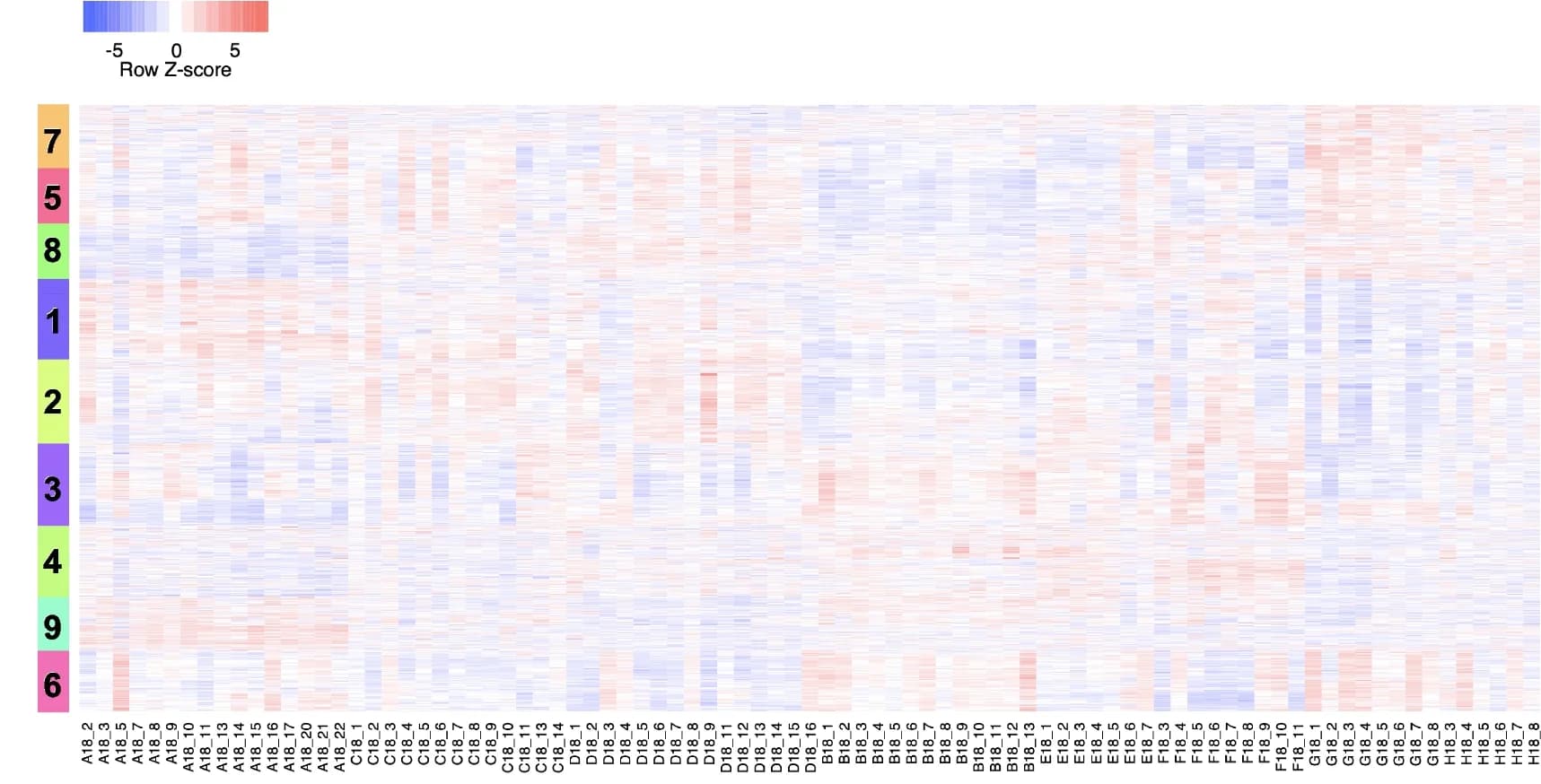 Open access visualization of Heatmap, Hierarchical Clustering, Gene Expression, Transcriptomics, Contigs
