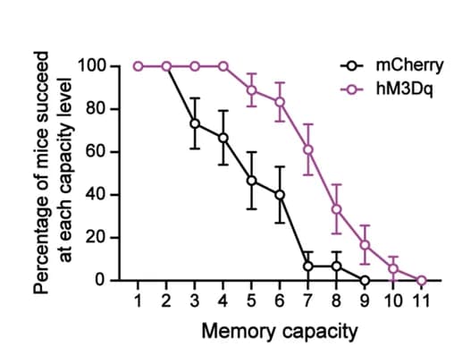 Open access visualization of Line Plot, Error Bars, Percentage, Mice, Capacity Level