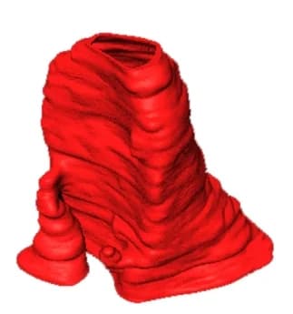 Open access visualization of 3D Plot, Postsynaptic Membrane, Segmentation