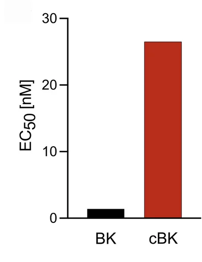 Open access visualization of Bar Plot, EC50, BK, cBK