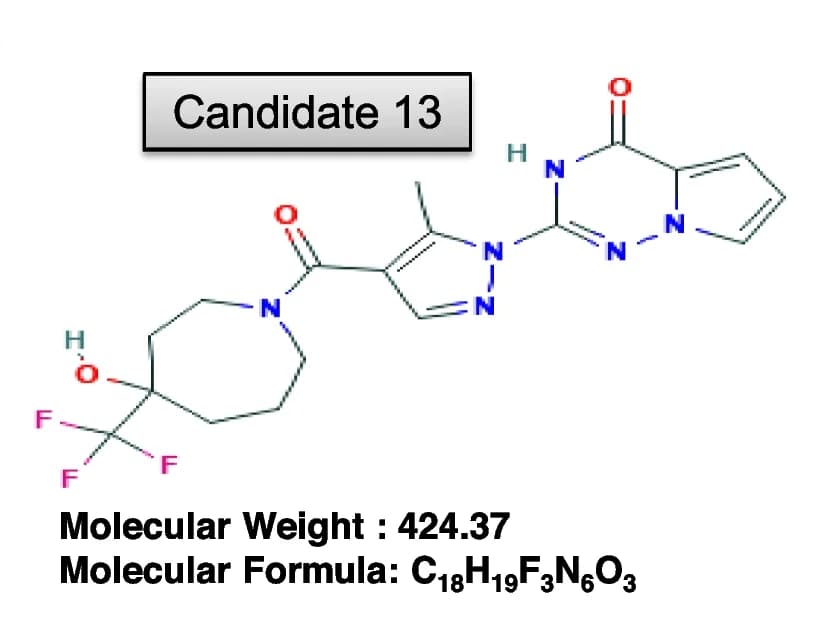 Open access visualization of Chemical Structure, Candidate 13