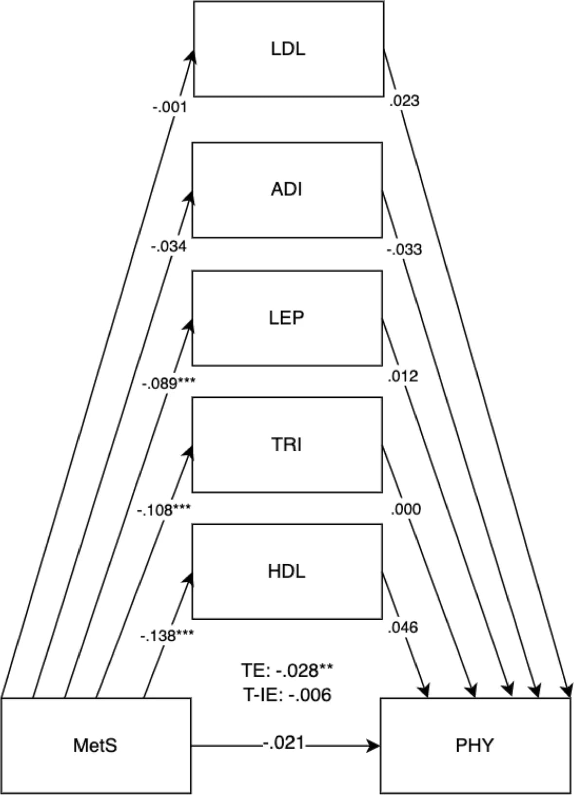 Open access visualization of Pathway, Mediation Model, Metabolic Syndrome, Child Physical Development, Cord Blood