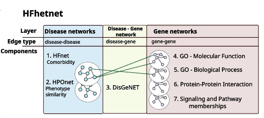 Open access visualization of Network, Pathway, Workflow, Illustration, HFhetnet